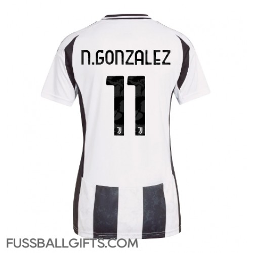 Juventus Nicolas Gonzalez #11 Fußballbekleidung Heimtrikot Damen 2024-25 Kurzarm